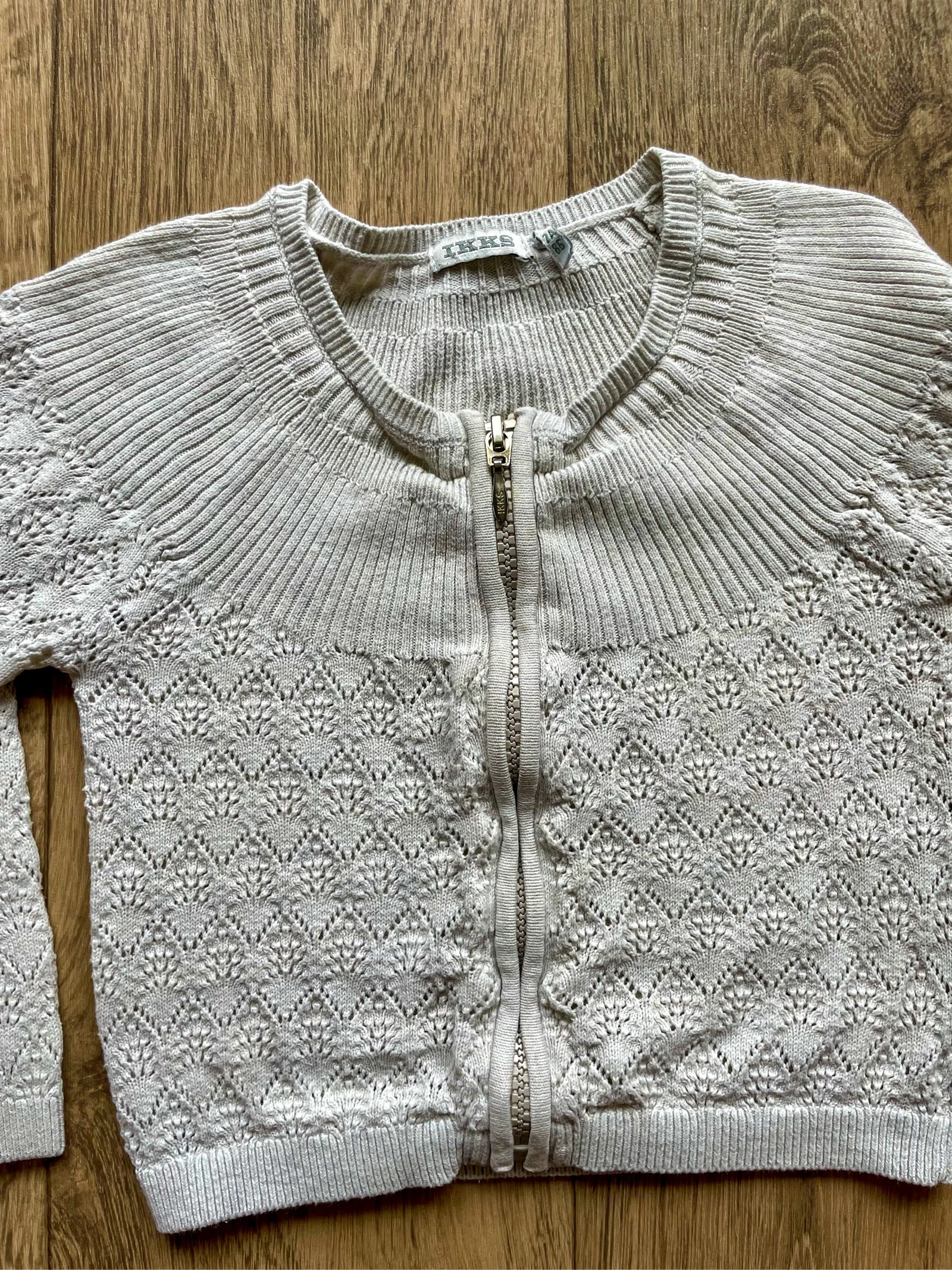 IKKS zip-up vest size 24 months/2 years – photo 3